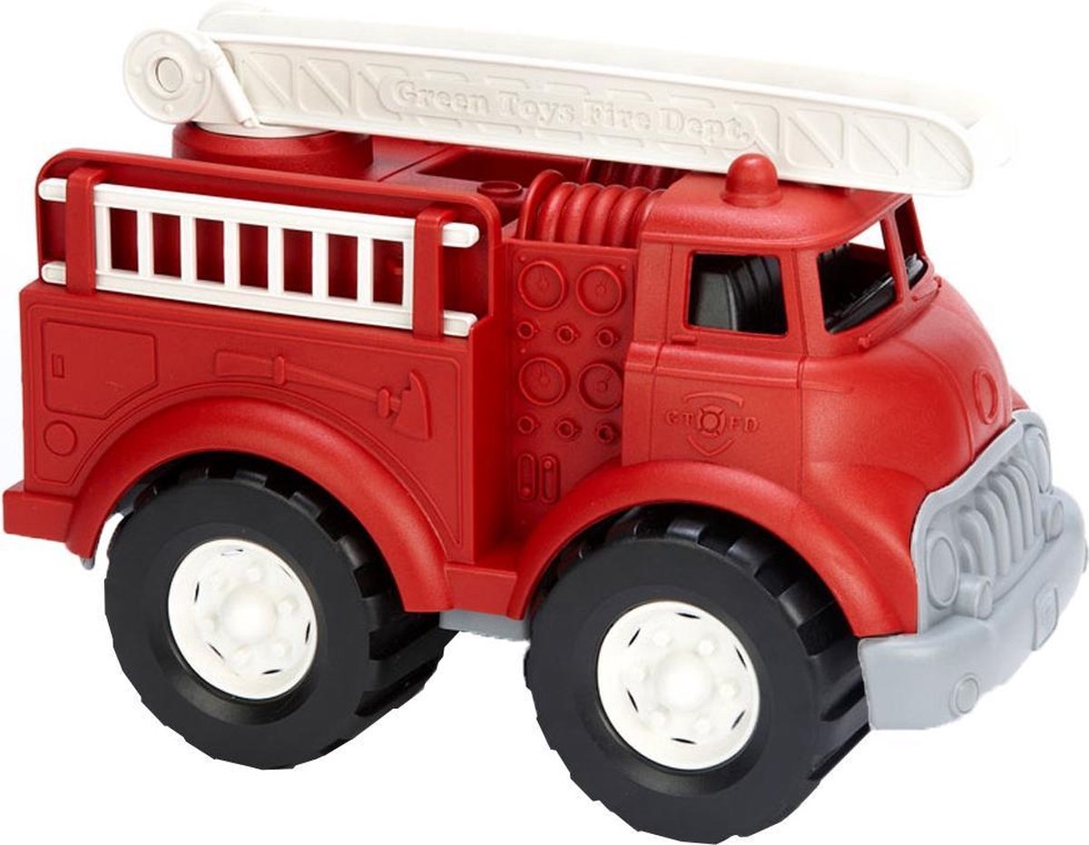 Beste brandweerwagen voor dreumes vanaf 1 jaar- Green Toys Brandweerauto