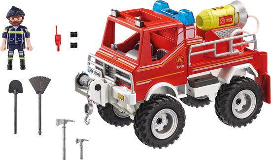 Best fire truck for toddler from 5 years old- Playmobil City Action Fire Truck