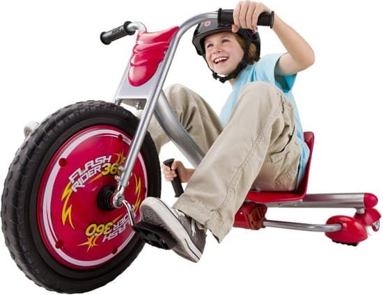 El mejor triciclo Drift con pedales para niños: Razor 360 Caster Trike With Boy