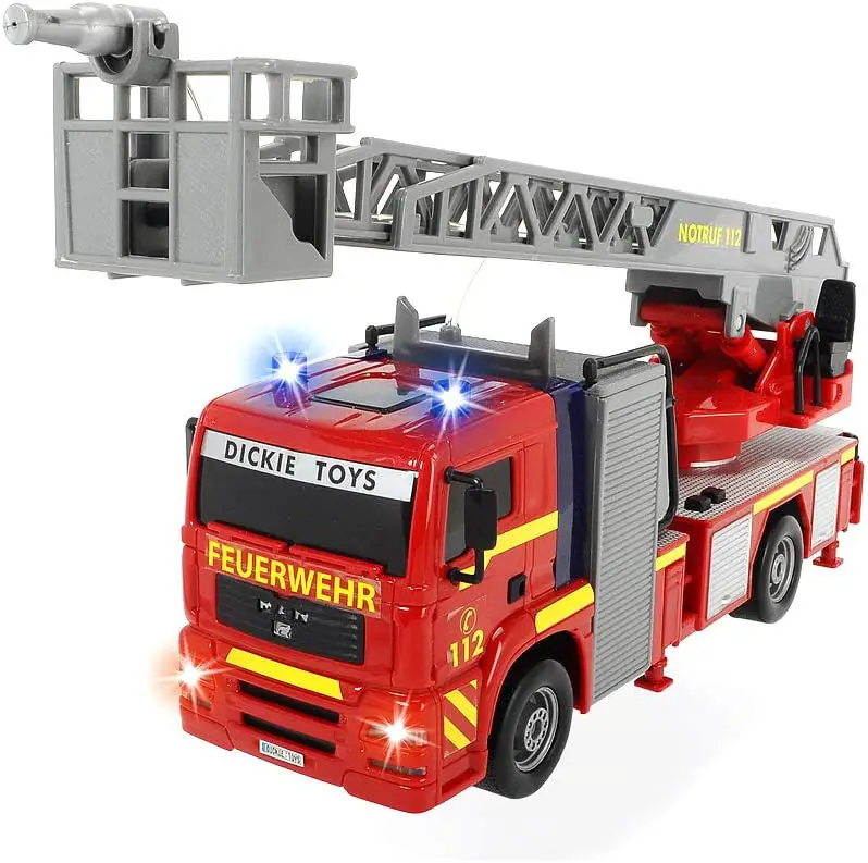 El mejor camión de bomberos barato con sirena y sonido - Dickie Toys City Fire Engine