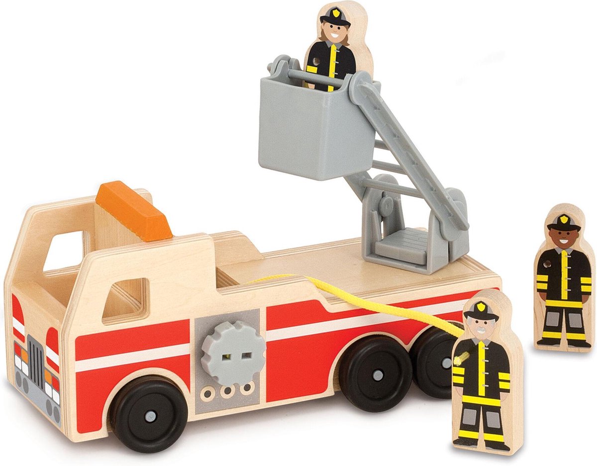 Beste houten brandweerwagen vanaf 3 jaar- Melissa & Doug Houten Brandweer