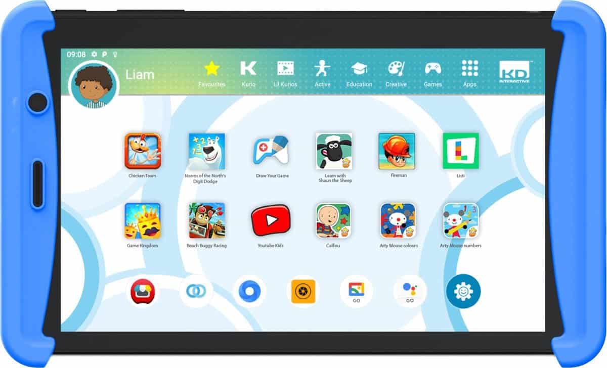 Kurio Tab Lite 2 - Tablet Safe Kids –7 pulgadas – 16GB - azul