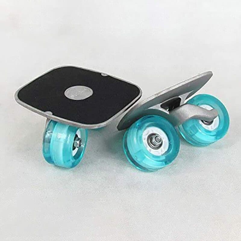 Beste goedkope boardless skateboard- Portable Roller Road Drift Board Skates op de grond