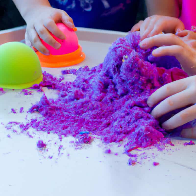 Will colored kinetic sand stain my hands or clothes?