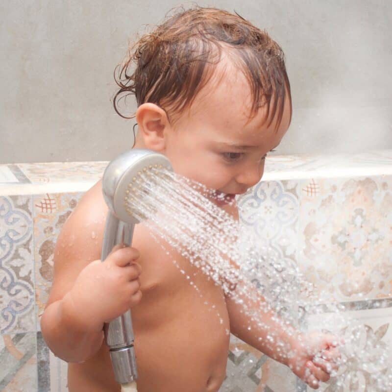 Is showering good for kids