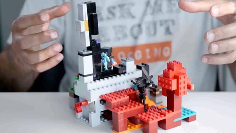 Lego Minecraft The Ruined portal beoordeling