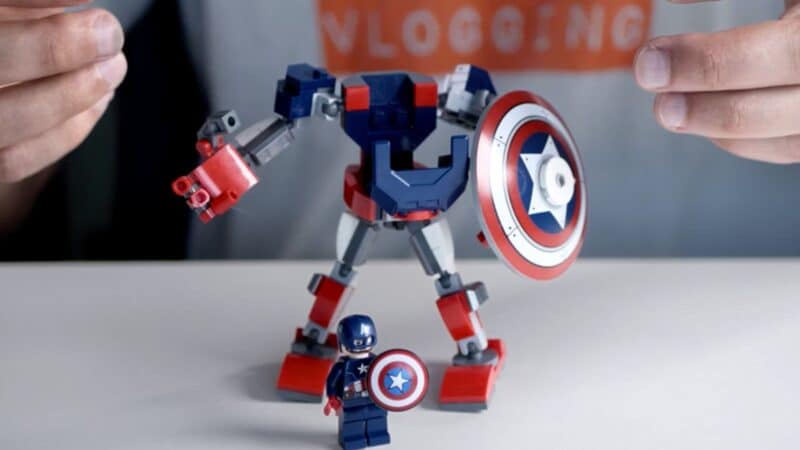 Lego capitán américa mecánico